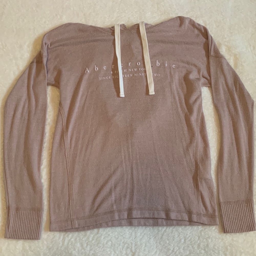 Light Pink Abercrombie and Fitch Hoodie